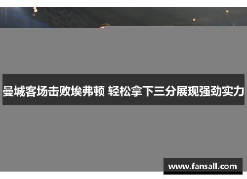 曼城客场击败埃弗顿 轻松拿下三分展现强劲实力